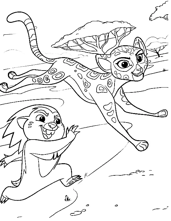 Desenhos de Guarda Do Leao Para Colorir 50