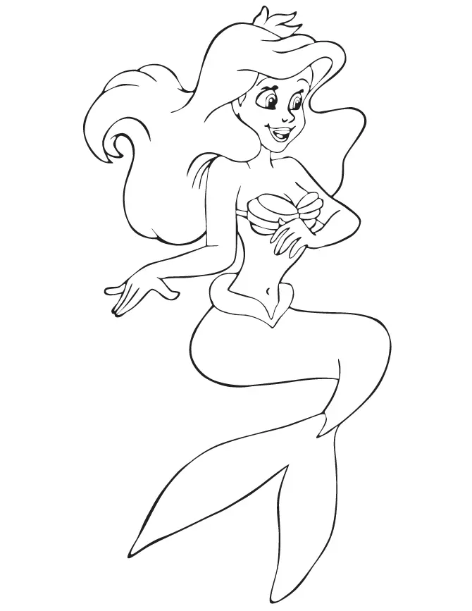 Little Mermaid Coloring Pages 17