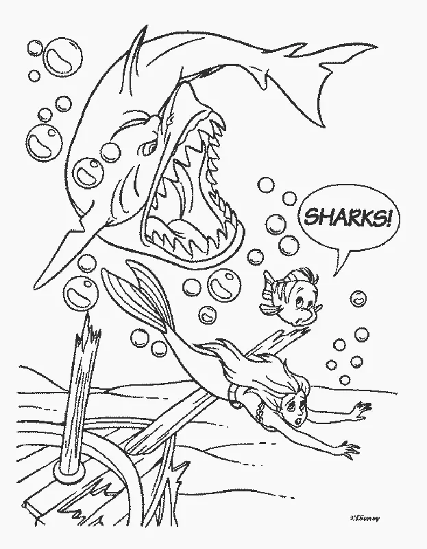 Little Mermaid Coloring Pages 27