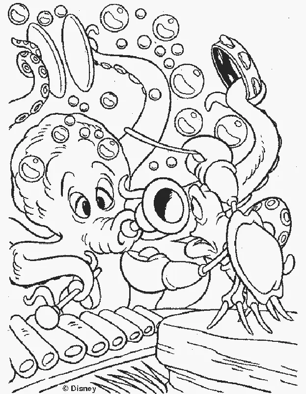 Little Mermaid Coloring Pages 36