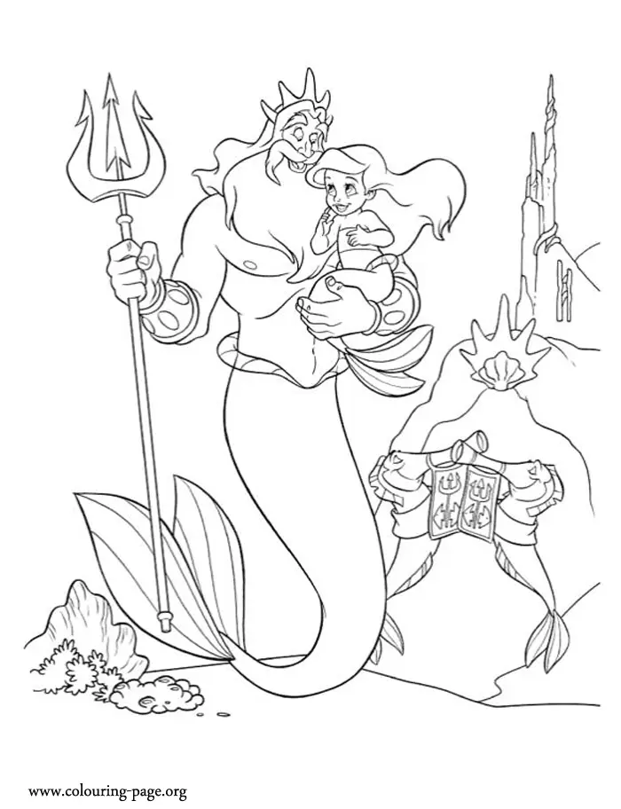 Little Mermaid Coloring Pages 45