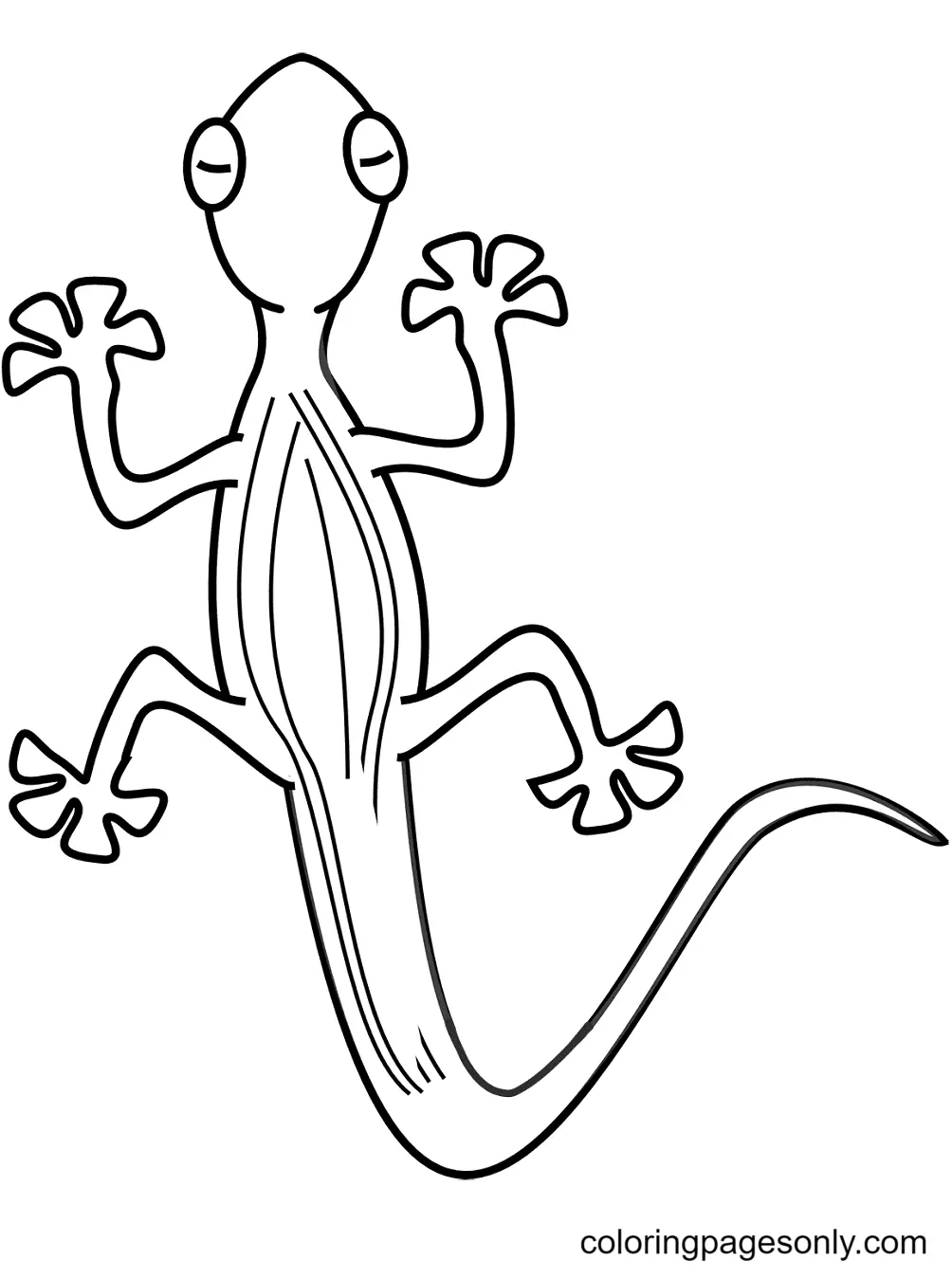 Lizard Coloring Pages 23