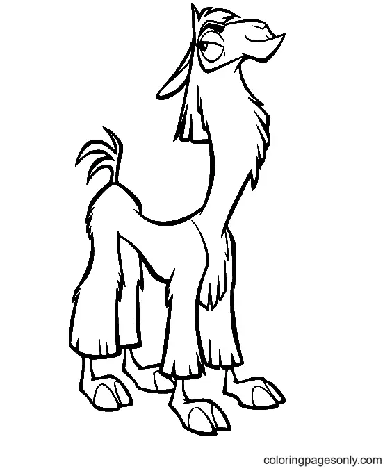 Llama Coloring Pages 37