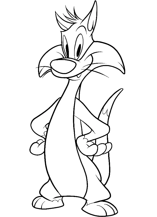 Looney Tunes Characters Coloring Pages 17