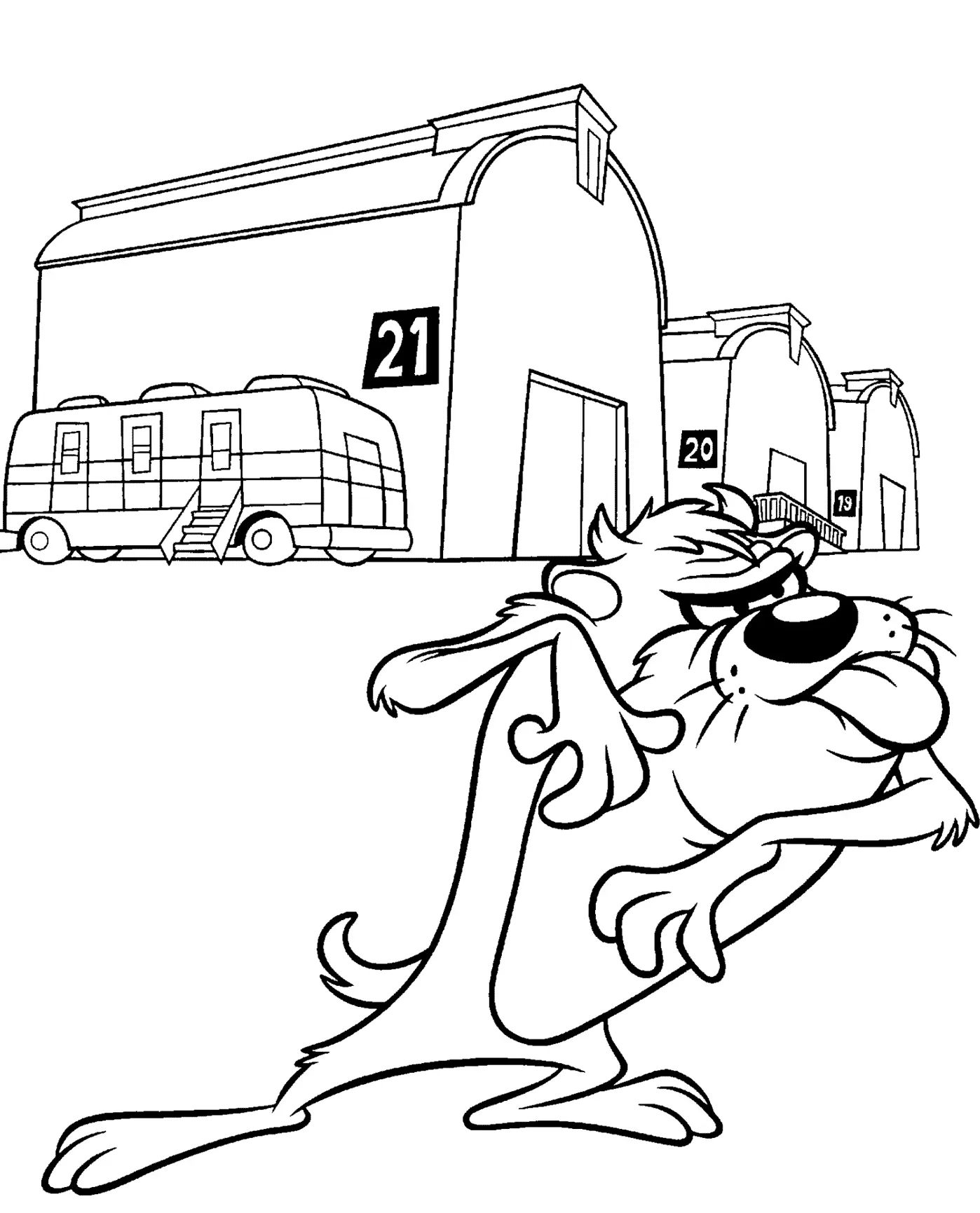 Looney Tunes Characters Coloring Pages 60