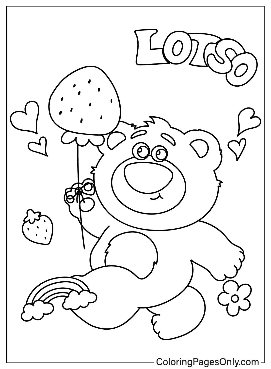 Lotso Coloring Pages 15