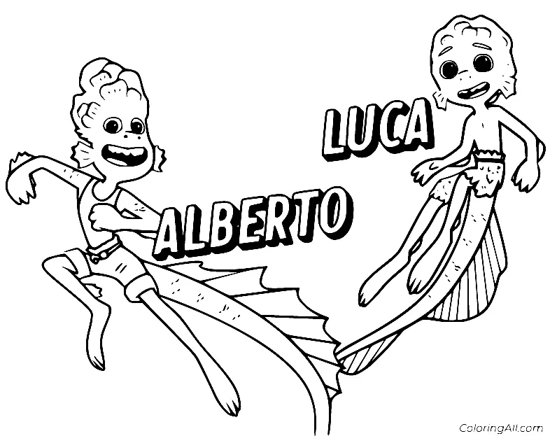 Luca Coloring Pages 115