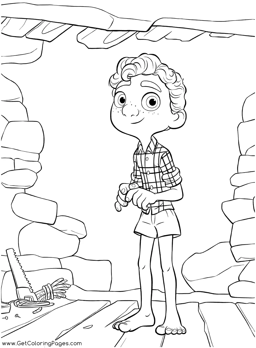 Desenhos de Luca Para Colorir 52