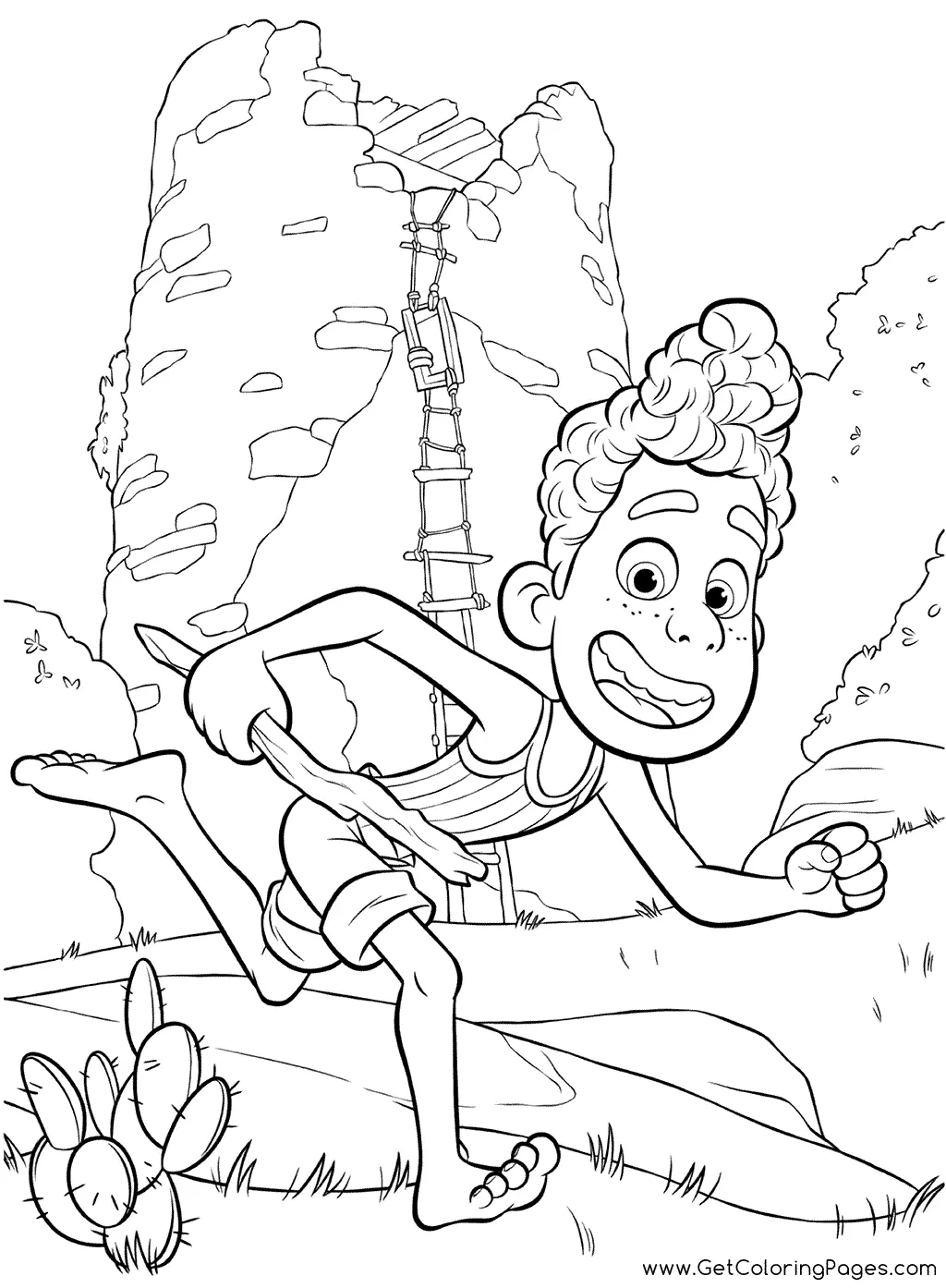 Luca Coloring Pages 55