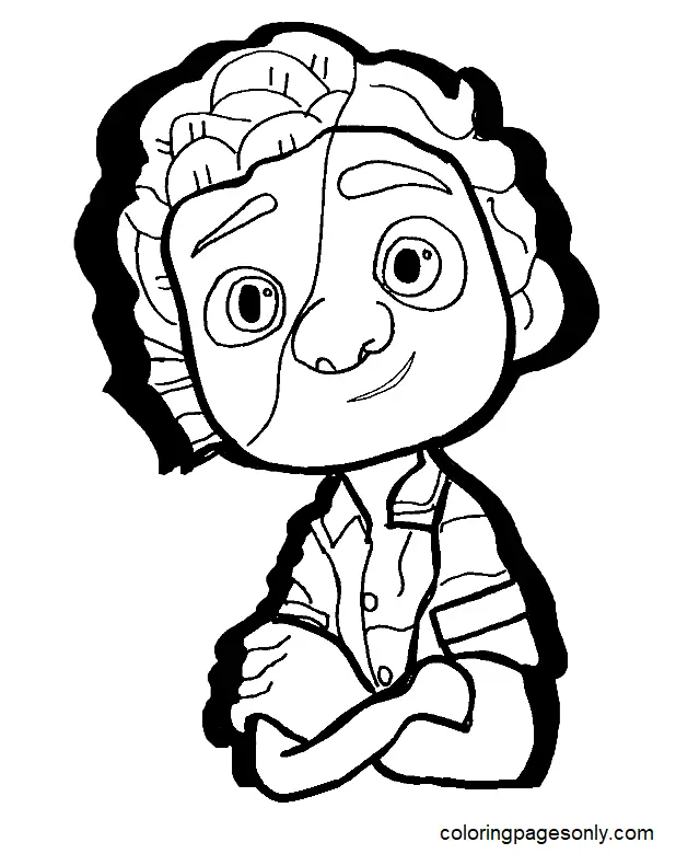 Luca Coloring Pages 77