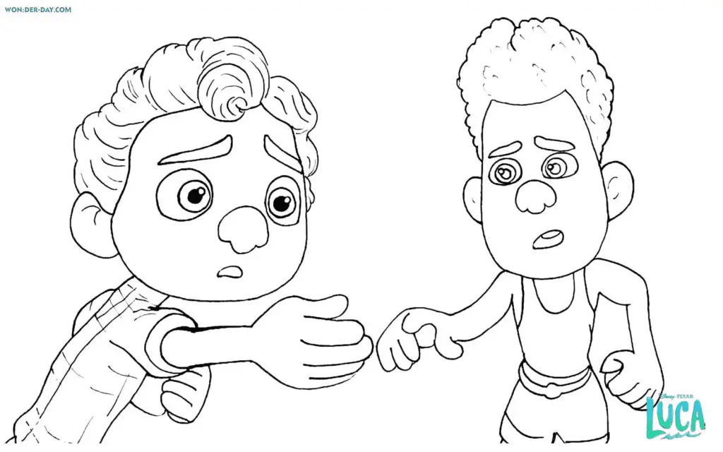 Luca Coloring Pages 97