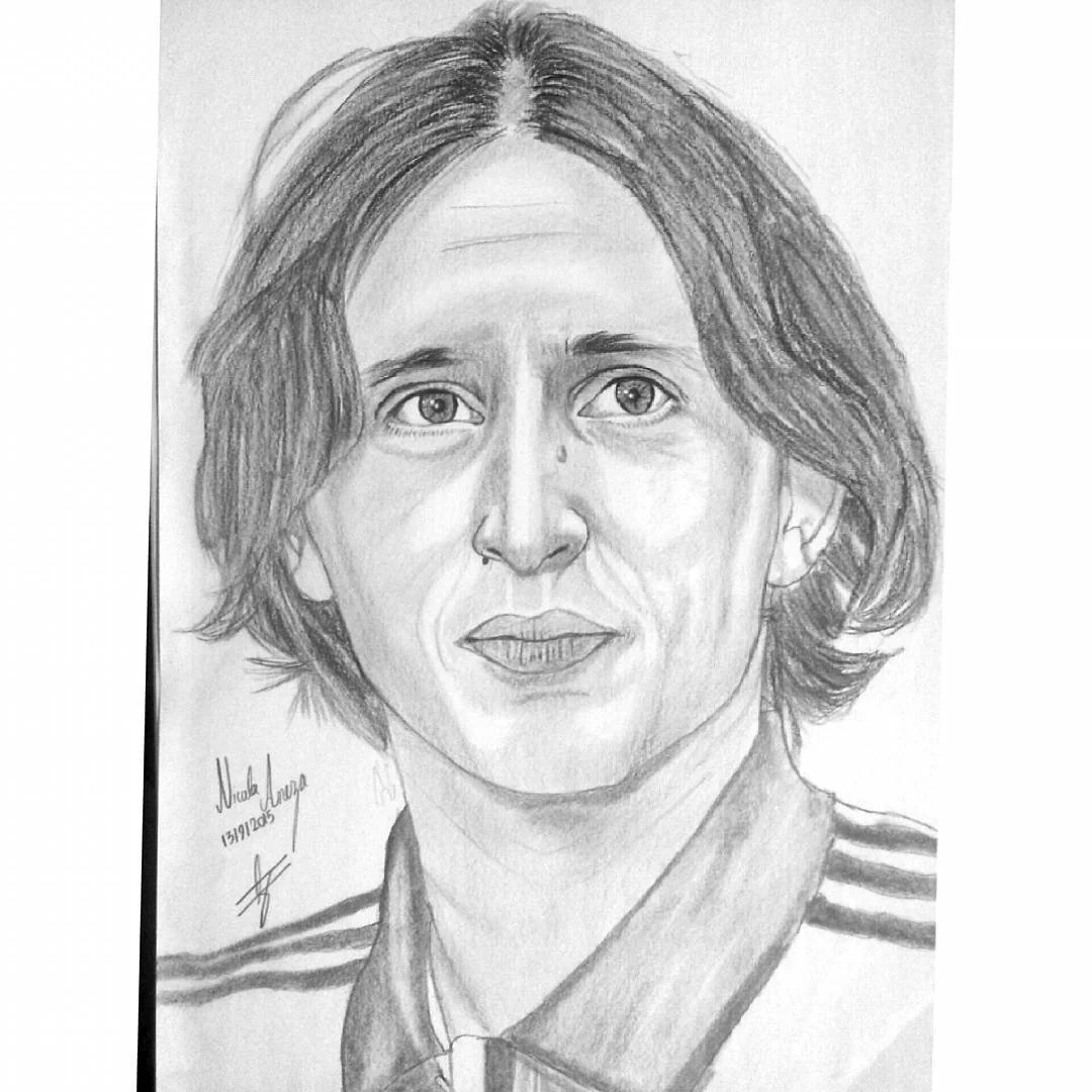 Desenhos de Luka Modric Para Colorir