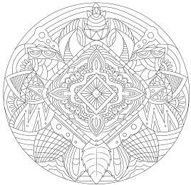 Mandala Coloring Pages 109