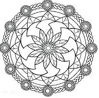 Desenhos de Mandala Para Colorir 115