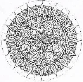 Desenhos de Mandala Para Colorir 137