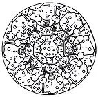 Desenhos de Mandala Para Colorir 202