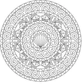 Mandala Coloring Pages 207