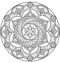 Desenhos de Mandala Para Colorir 225