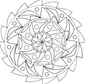 Mandala Coloring Pages 252