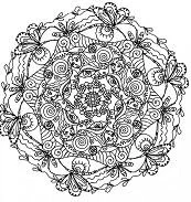 Mandala Coloring Pages 266