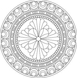 Desenhos de Mandala Para Colorir 279