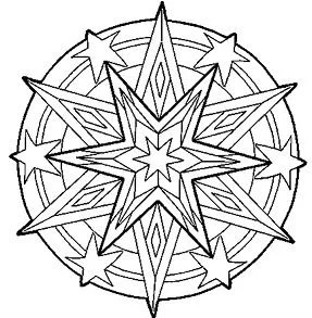 Desenhos de Mandala Para Colorir 302