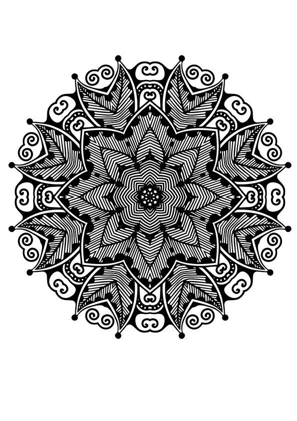 Desenhos de Mandala Para Colorir 316