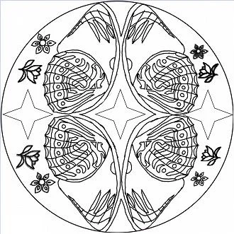 Desenhos de Mandala Para Colorir 38