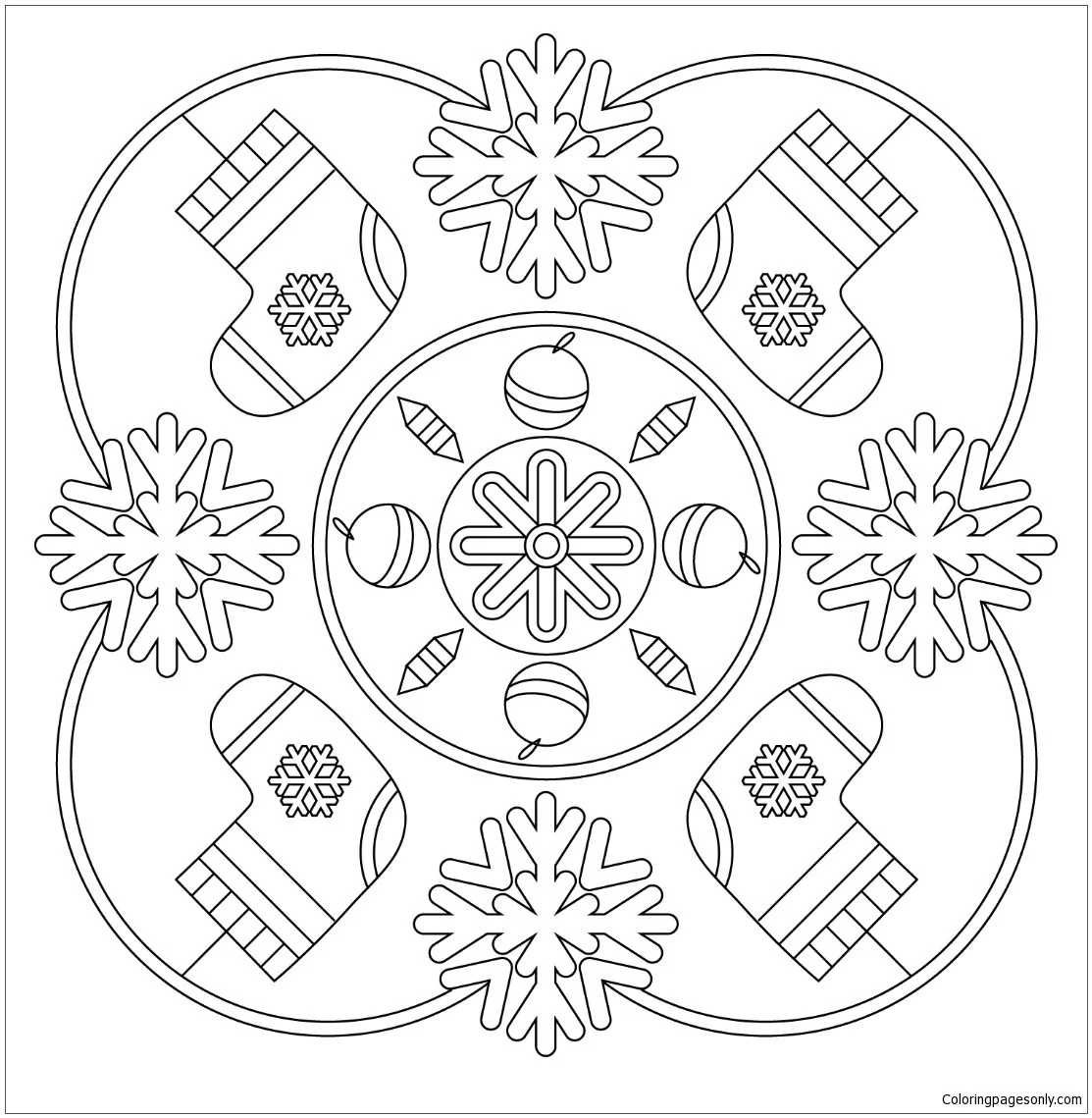 Mandala Coloring Pages 68