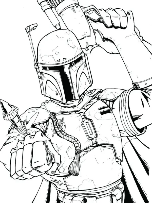 Mandalorian Coloring Pages 51