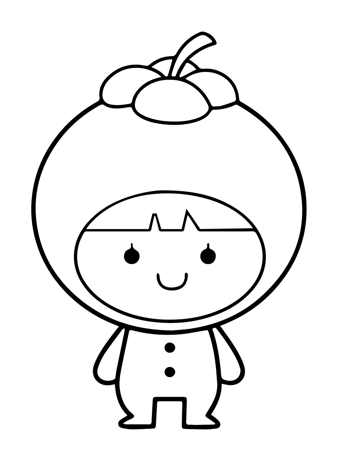 Mangosteen Coloring Pages