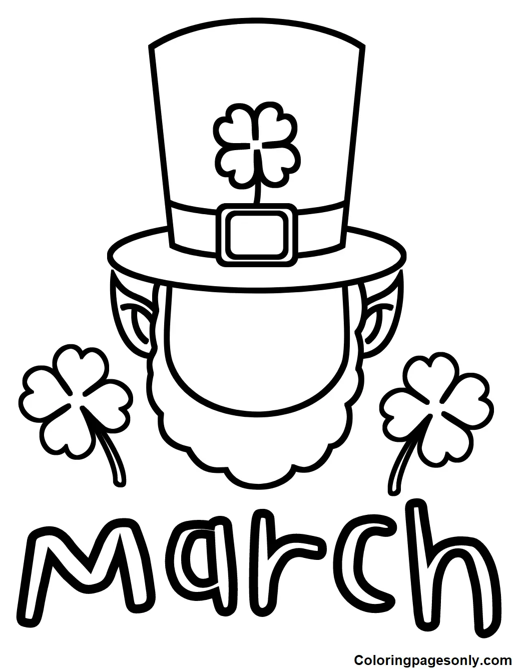 March Coloring Pages 13