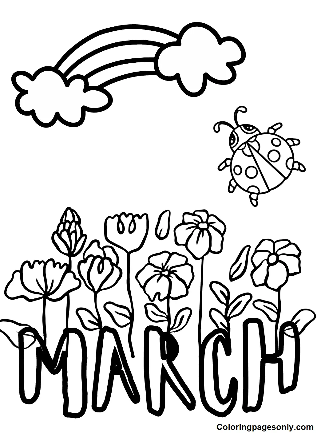 March Coloring Pages 25