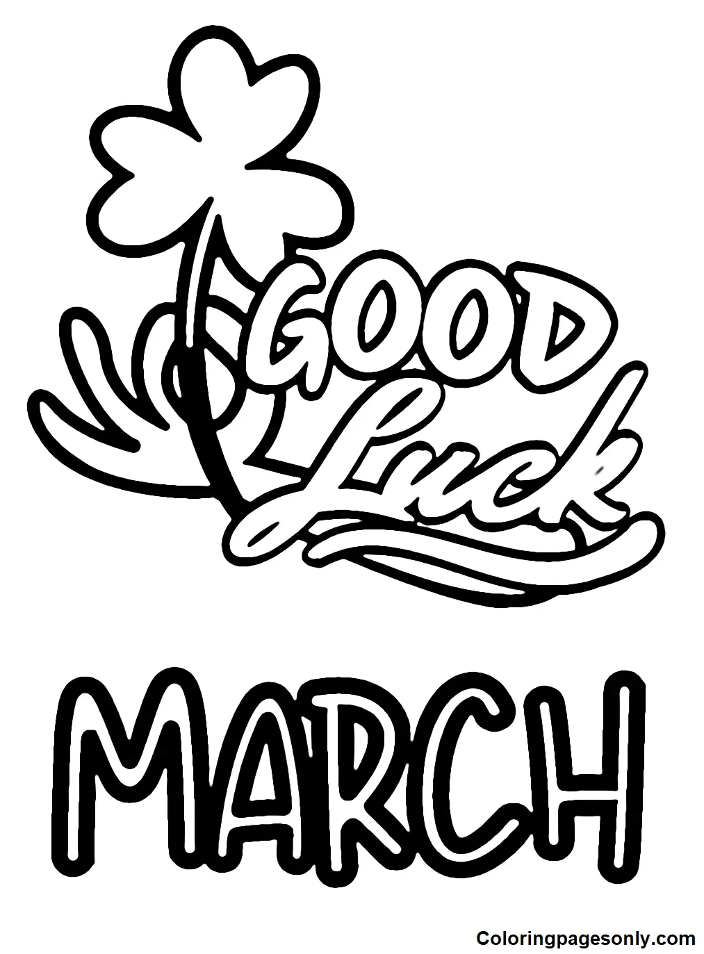 March Coloring Pages