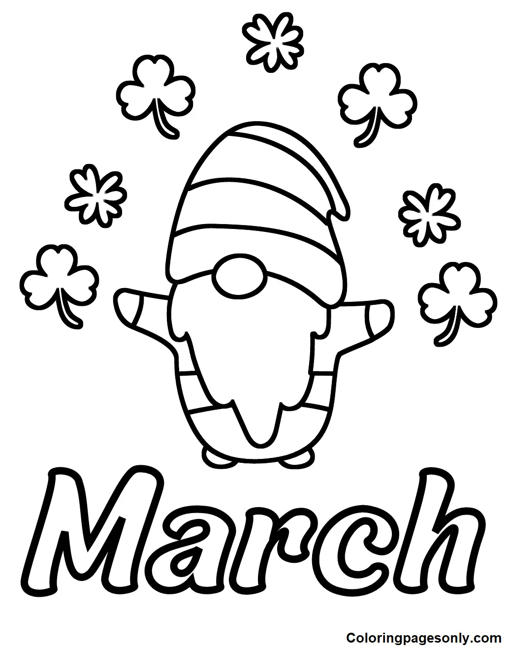 March Coloring Pages 8