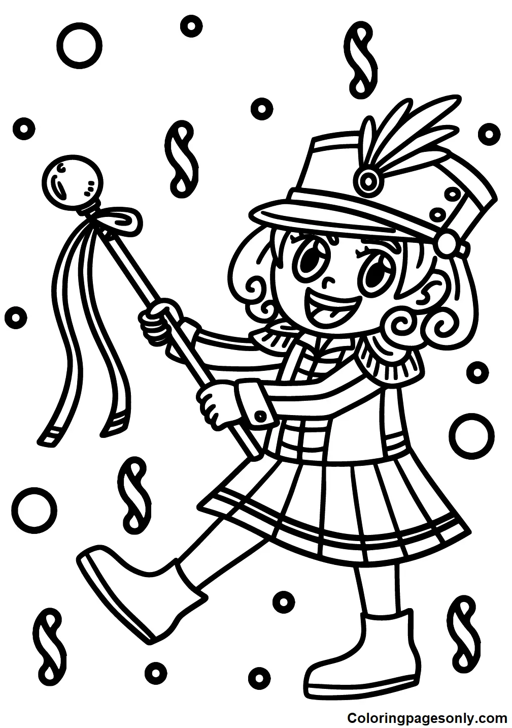 Mardi Gras Coloring Pages 58