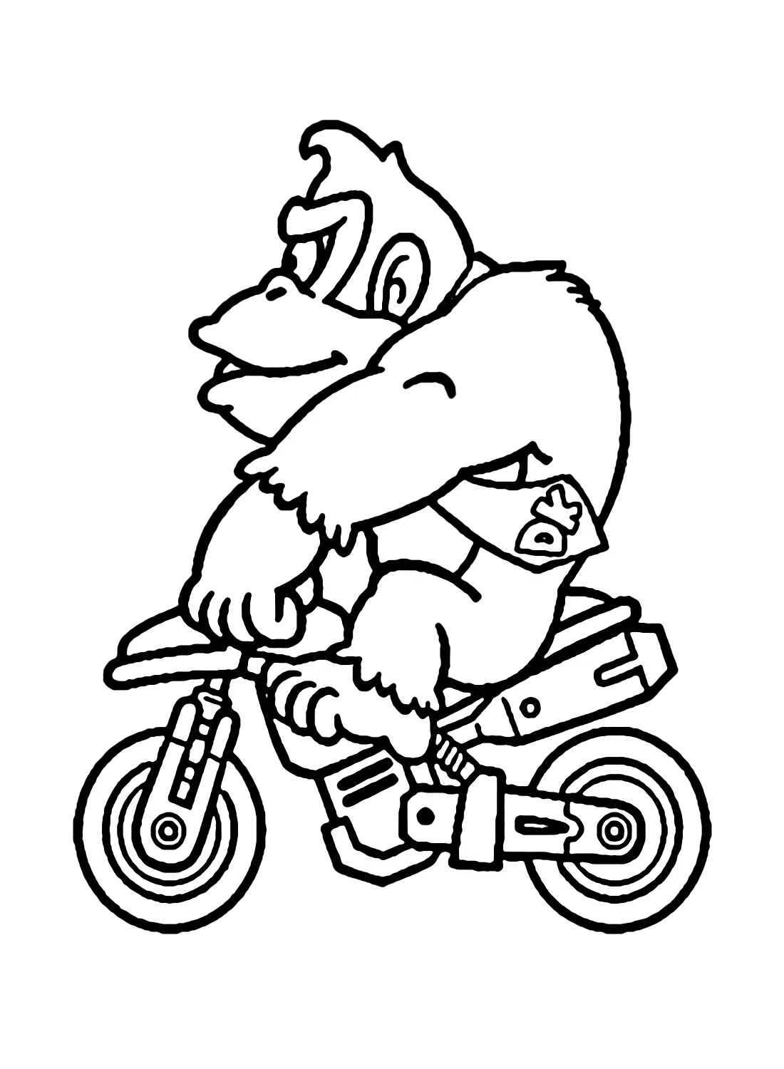 Mario Kart Coloring Pages 12