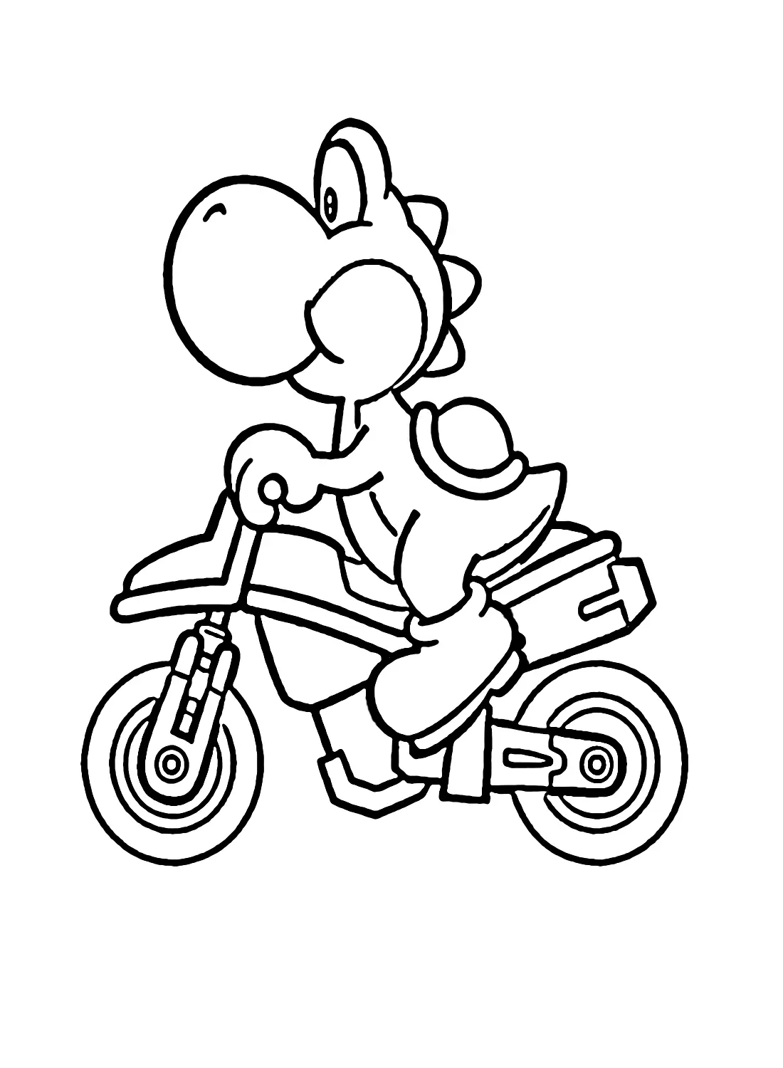 Mario Kart Coloring Pages 13