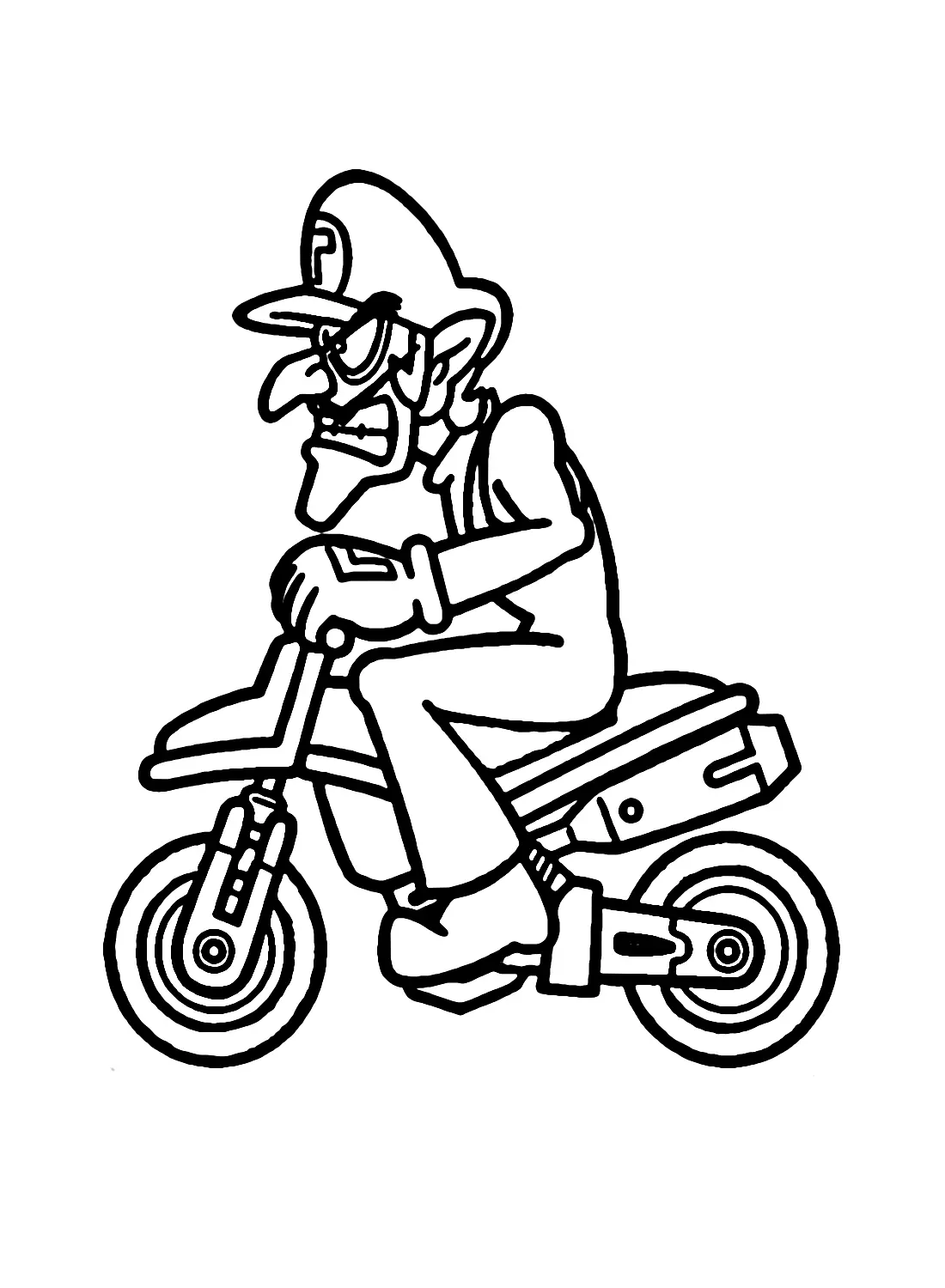 Mario Kart Coloring Pages 16