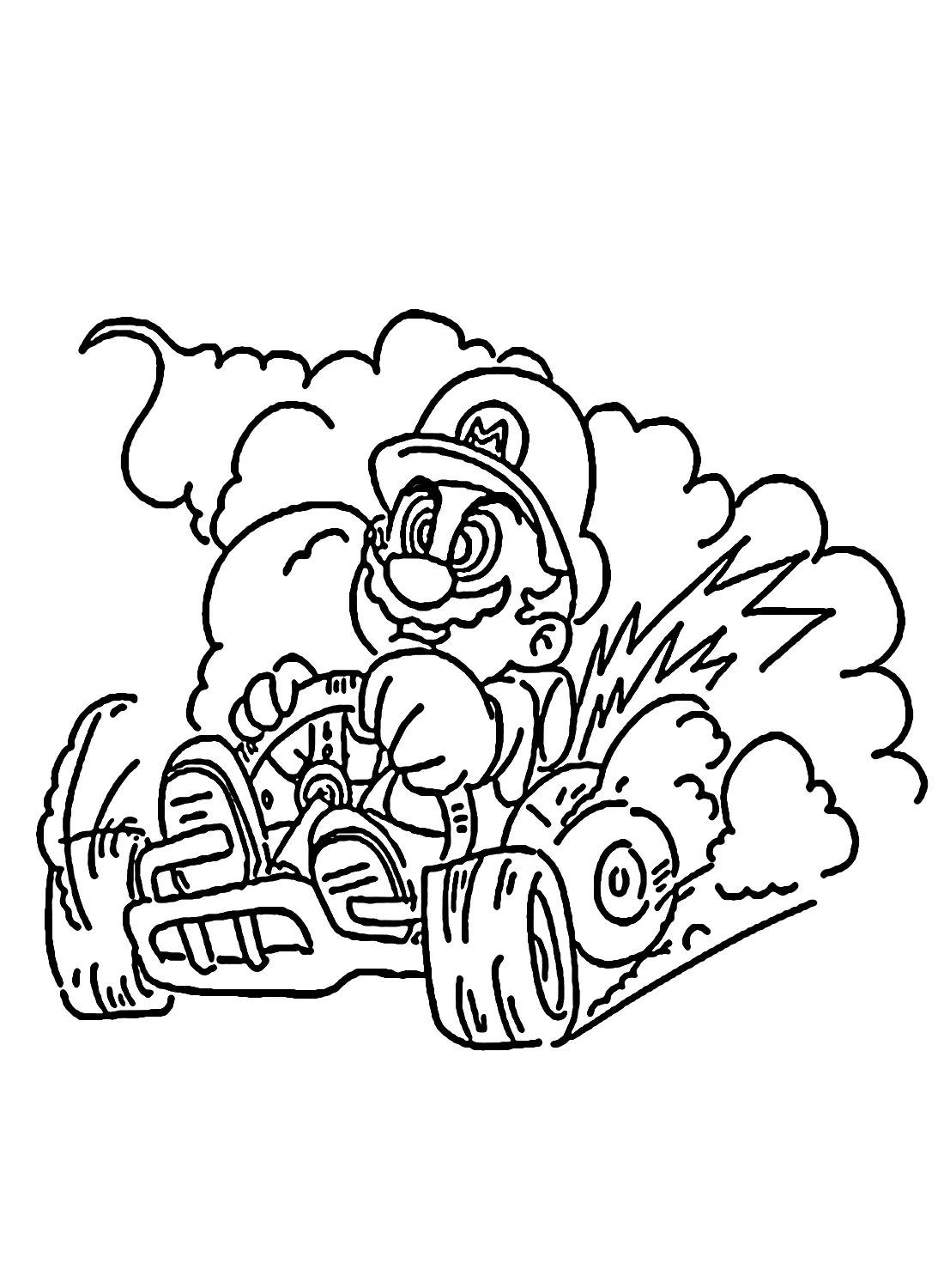 Mario Kart Coloring Pages 27