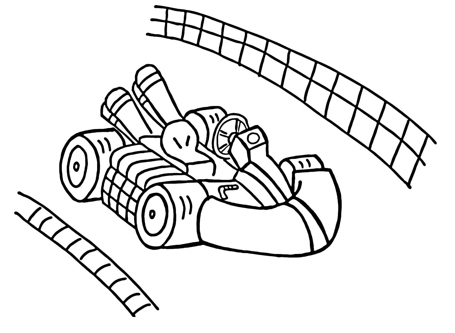 Mario Kart Coloring Pages 28