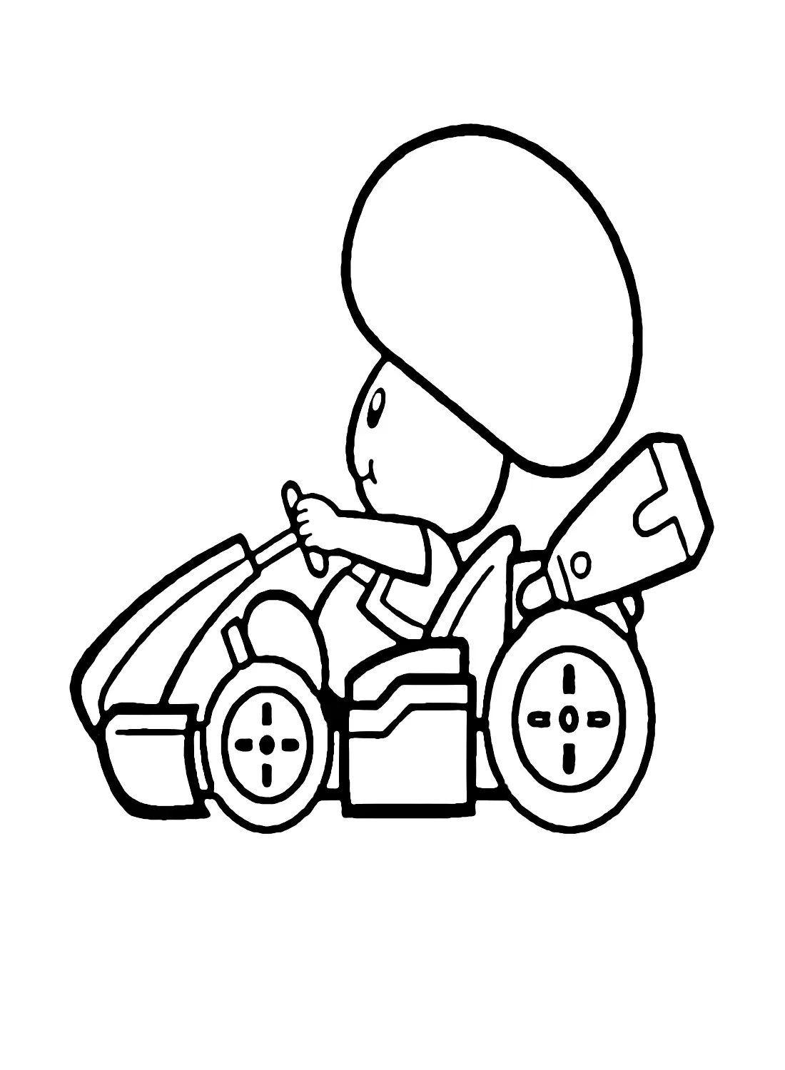 Mario Kart Coloring Pages