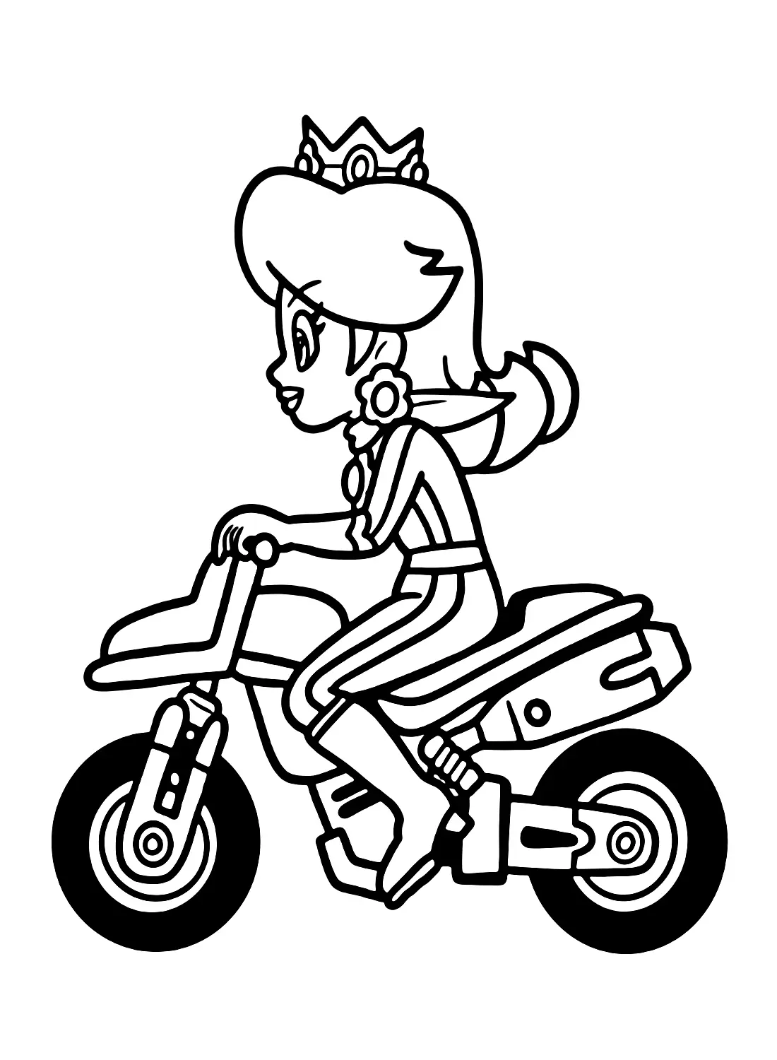 Mario Kart Coloring Pages 9