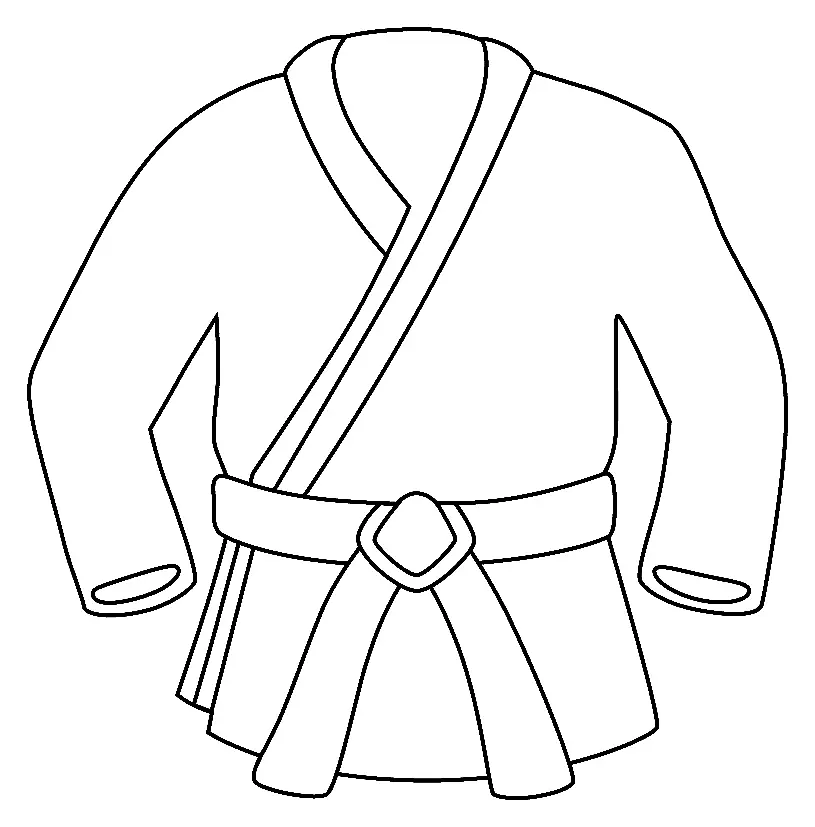 Martial Arts Coloring Pages 52