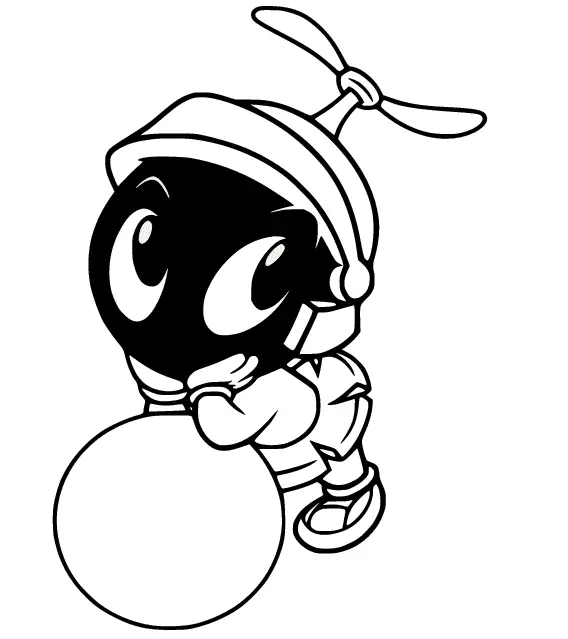 Marvin the Martian Coloring Pages 39