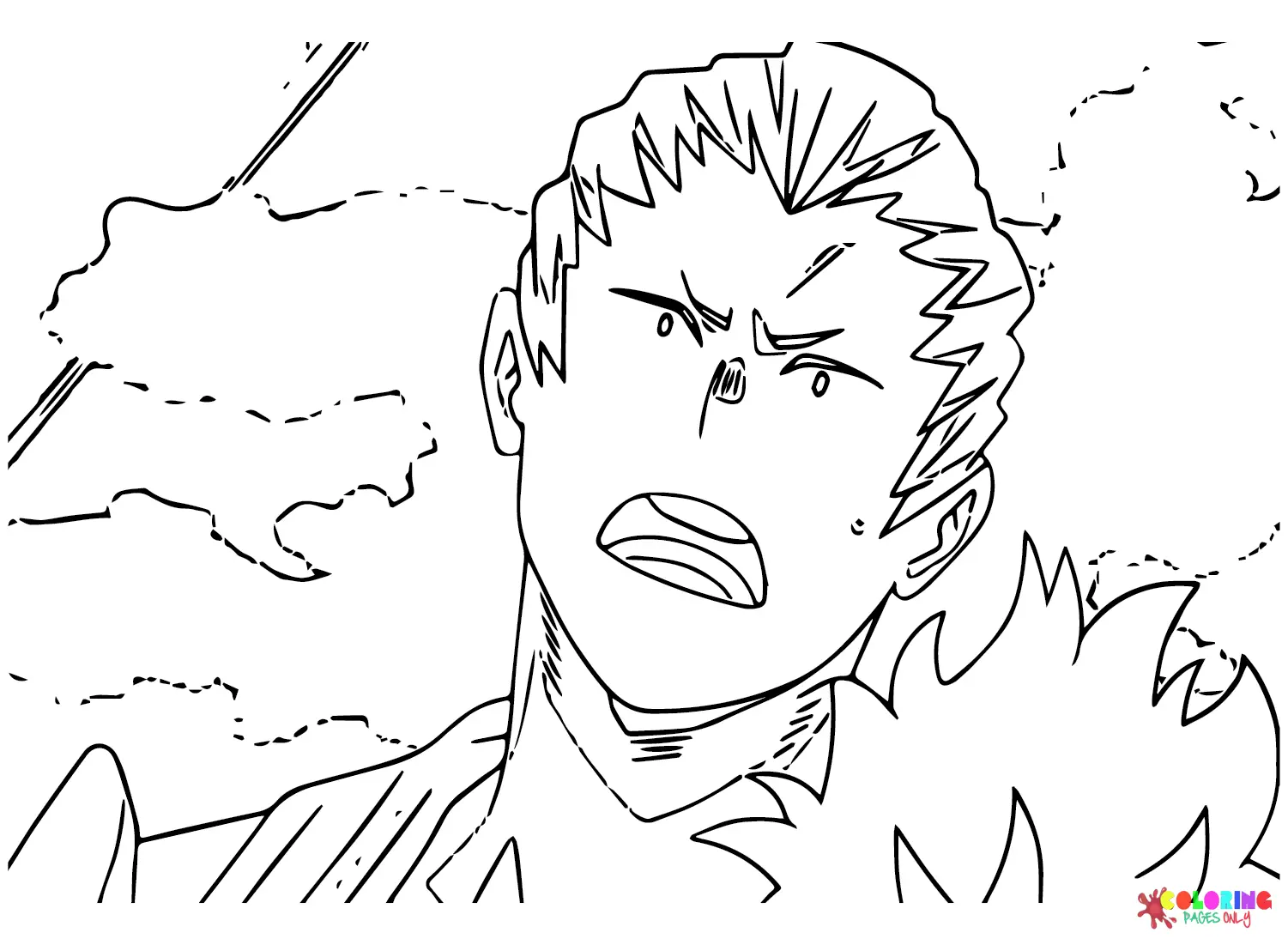 Desenhos de Mashirao Ojiro Para Colorir