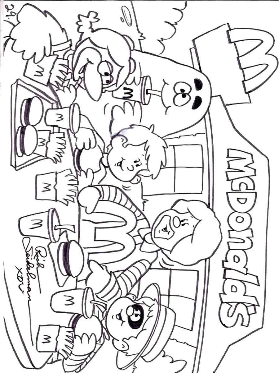 McDonalds Coloring Pages 14