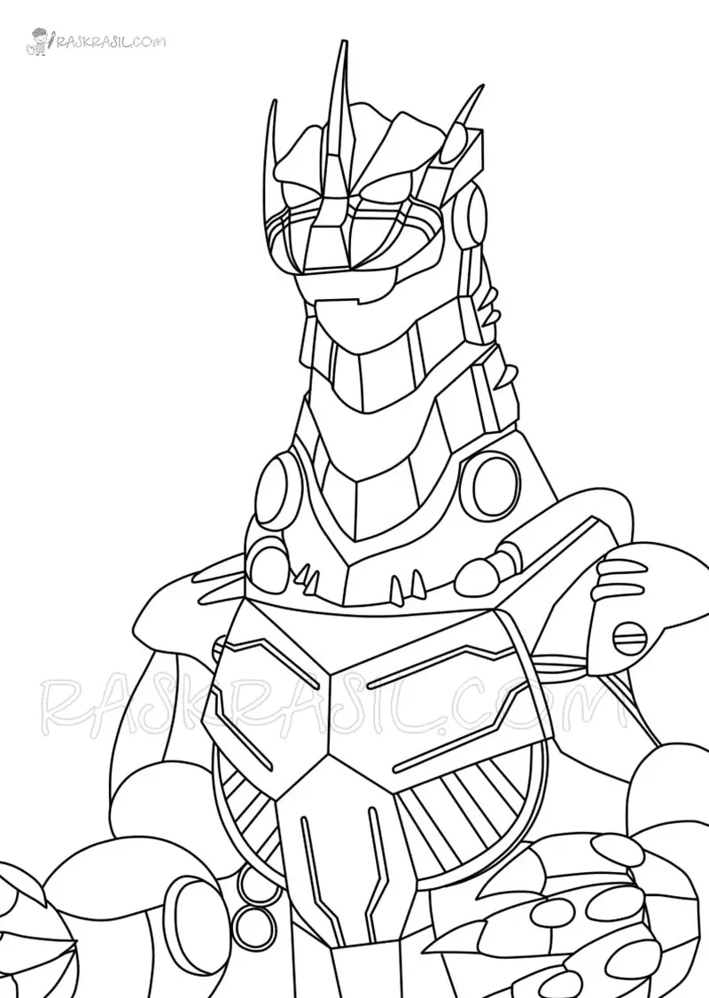 Mechagodzilla Coloring Pages 12