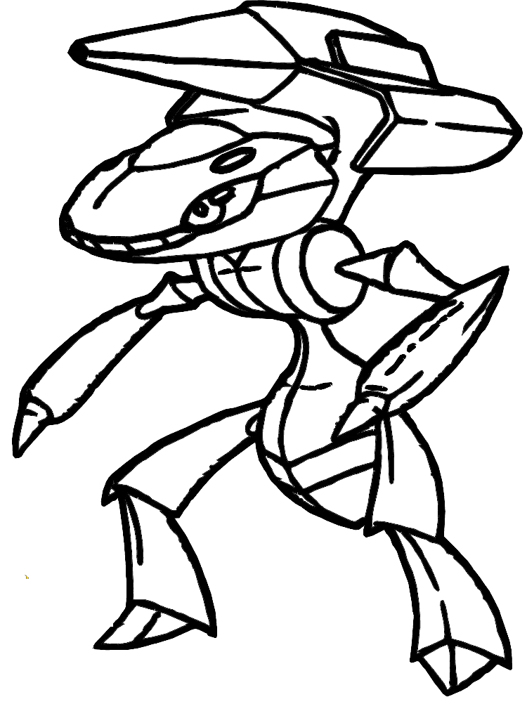 Mega Pokemon Coloring Pages 28