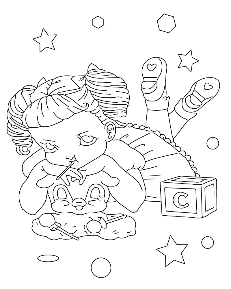 Melanie Martinez Coloring Pages